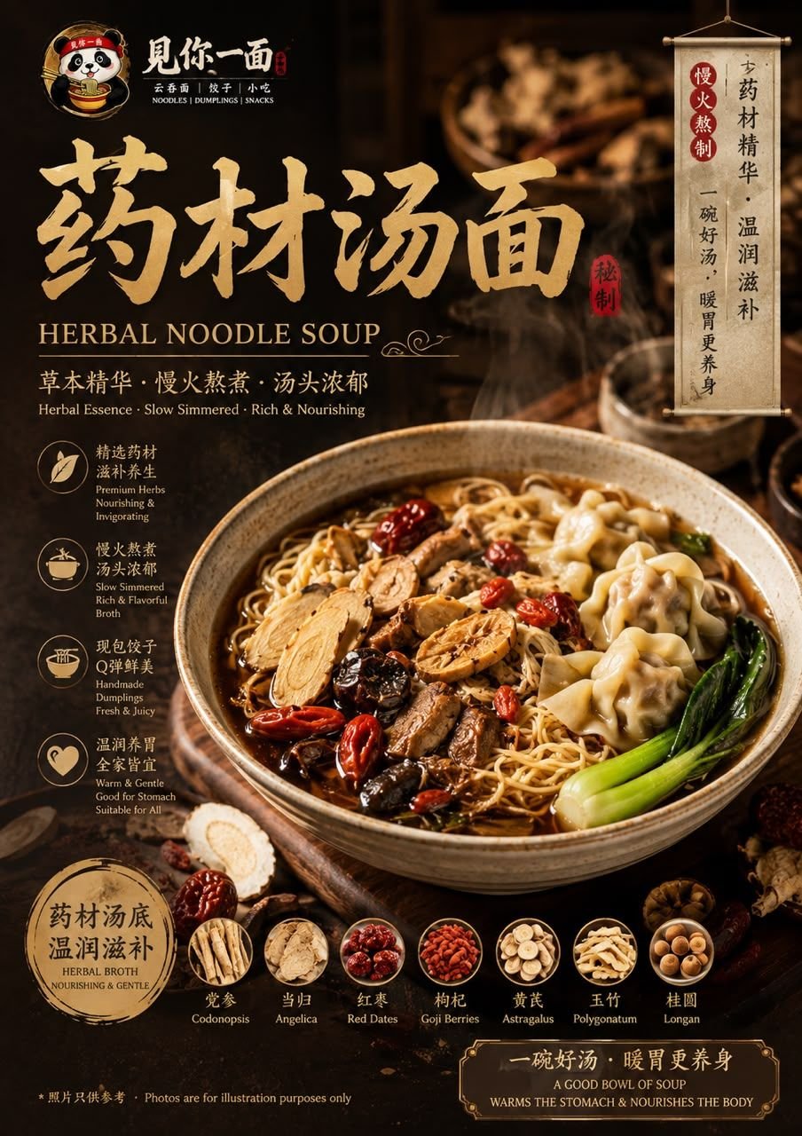 药材/药膳汤面